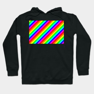 Abstract striped multi coloured background Hoodie